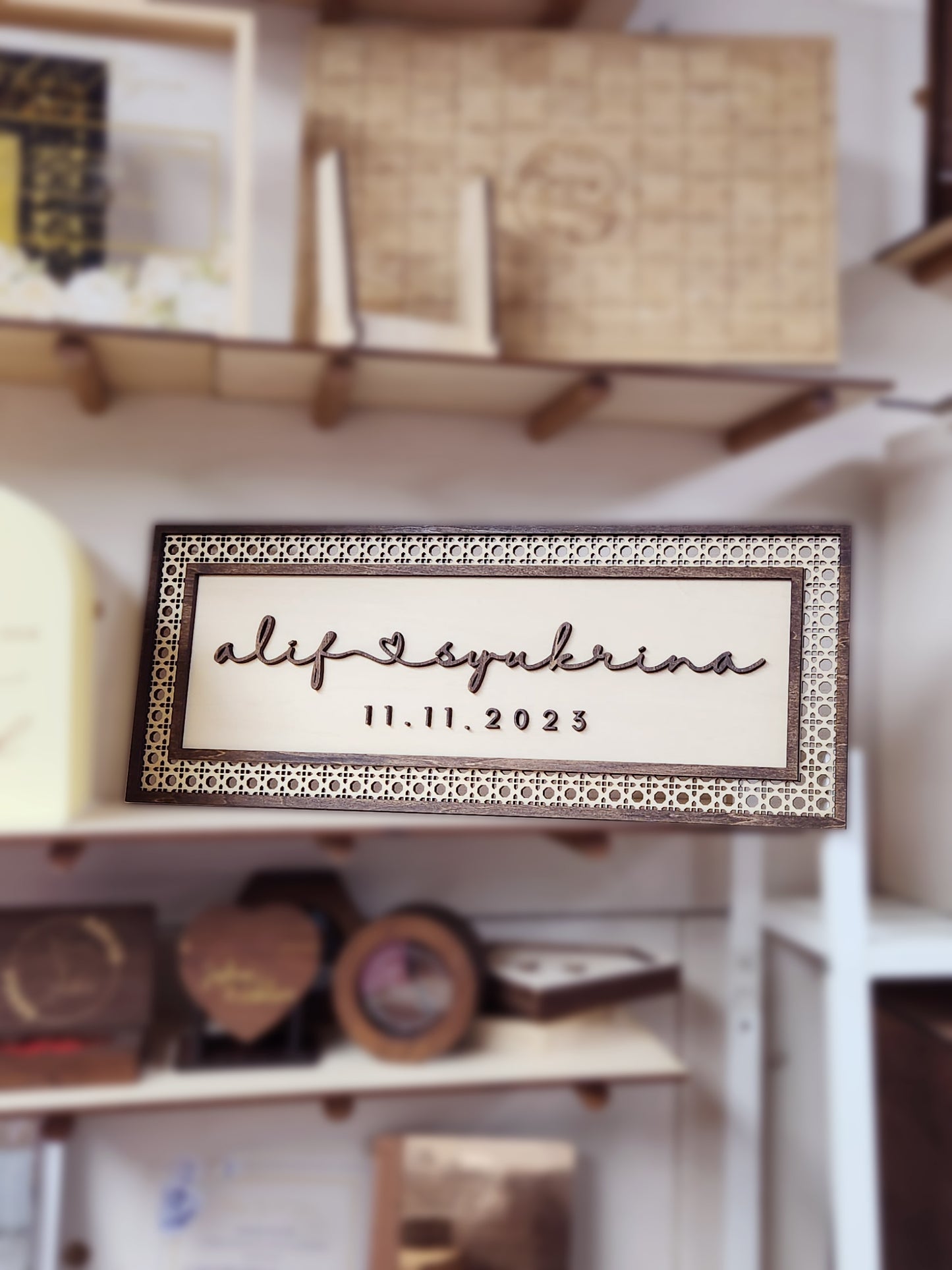 Home Decor Sign - Weave Rattan Sign