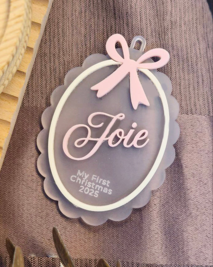 Christmas Bauble - Little Miracle Baby First Christmas