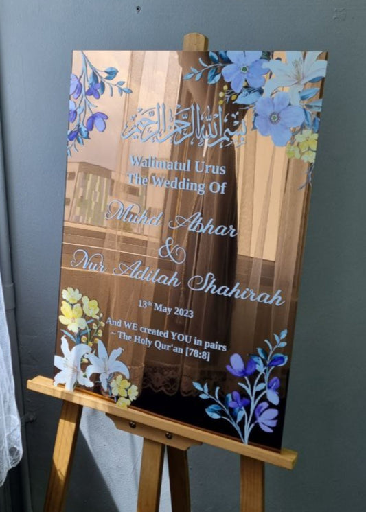 Wedding Wedding Sign - Lavender Bliss