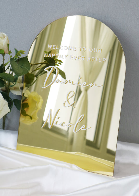 Wedding Welcome Sign - Minimalist