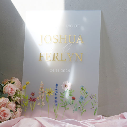 welcome wedding sign personalized sign event sign customised custom