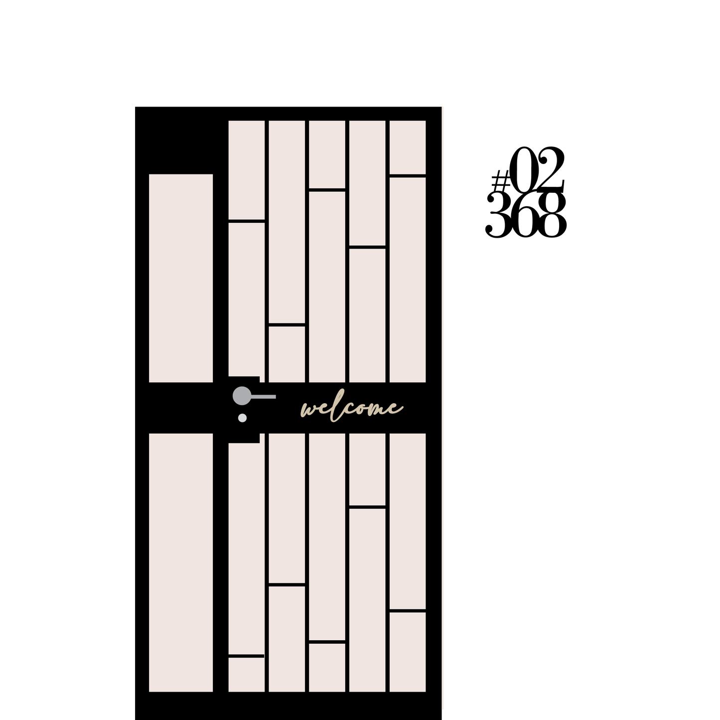 Unit Number Sign - Basic I