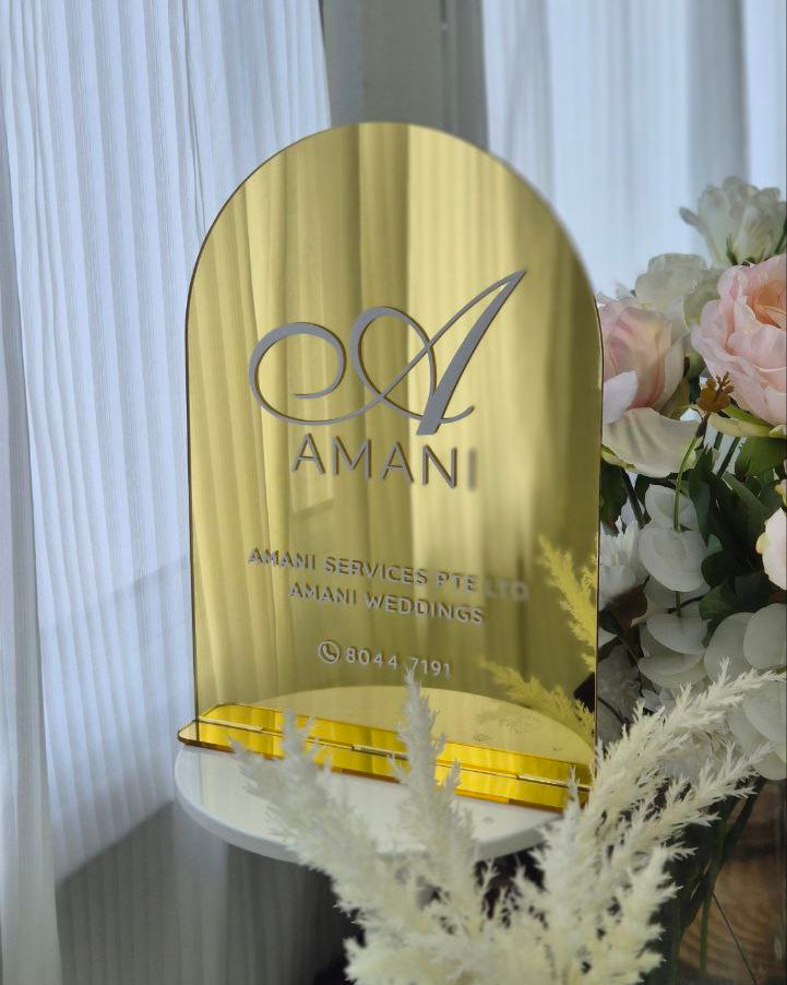 Corporate Sign - Arch Logo Table Sign