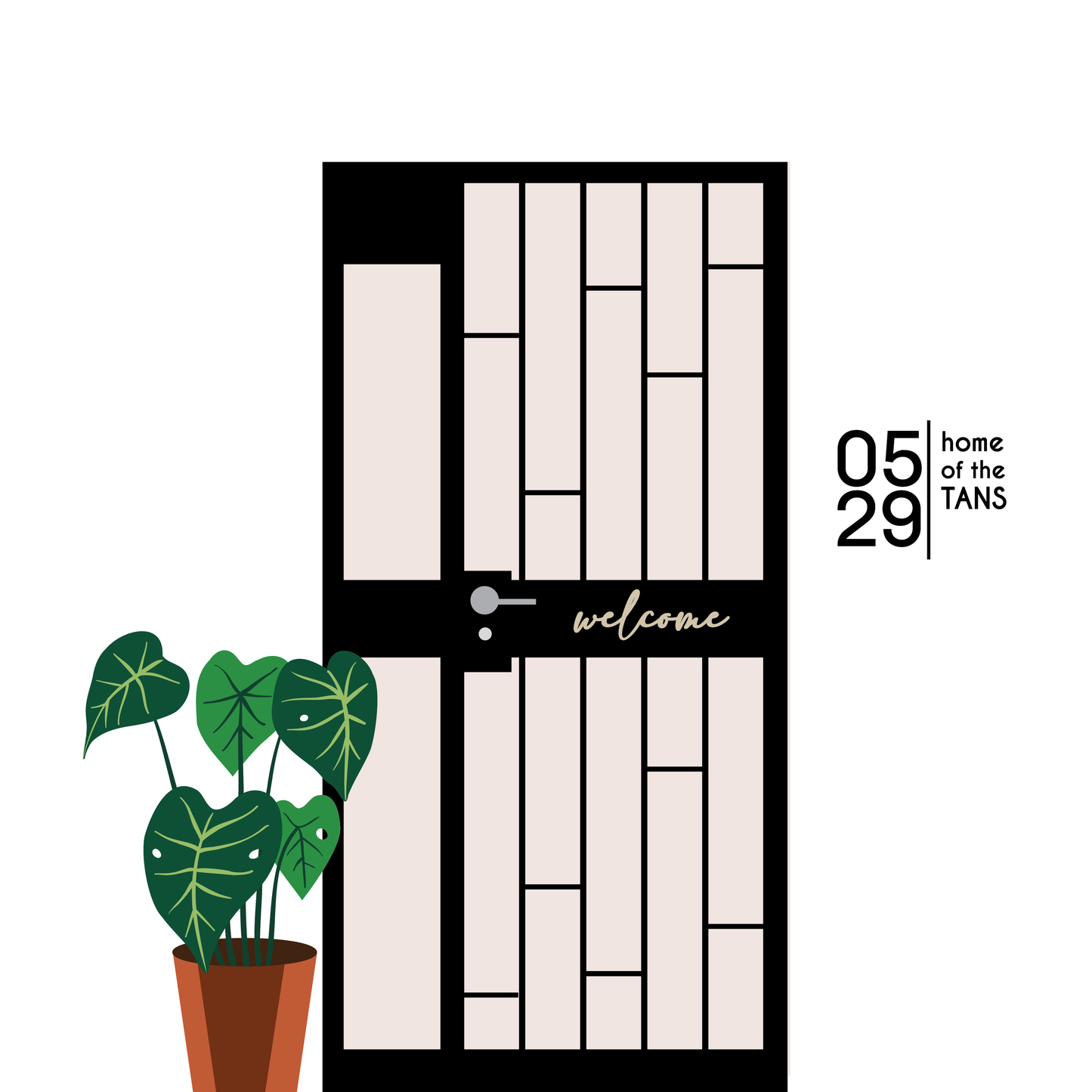 Unit Number Signage - Family Name