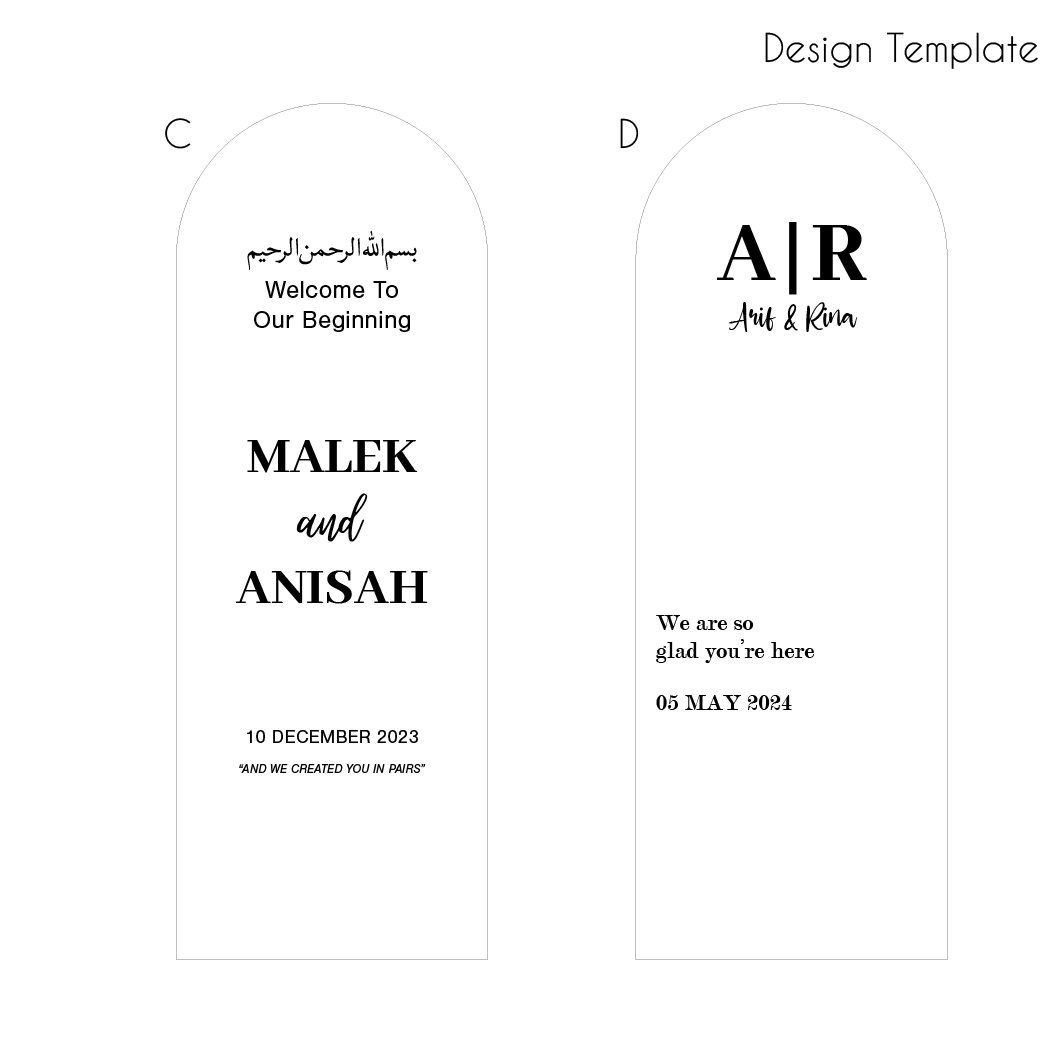 Vinyl Sticker - Standing Mirror Signage