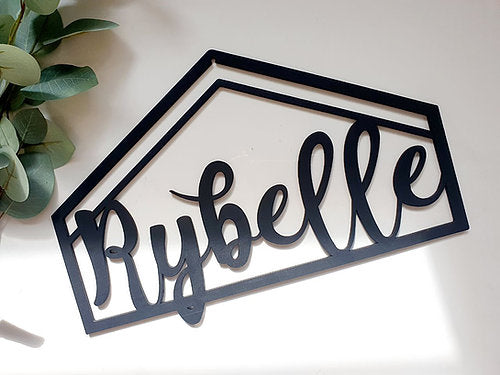 customized home signage door hanger