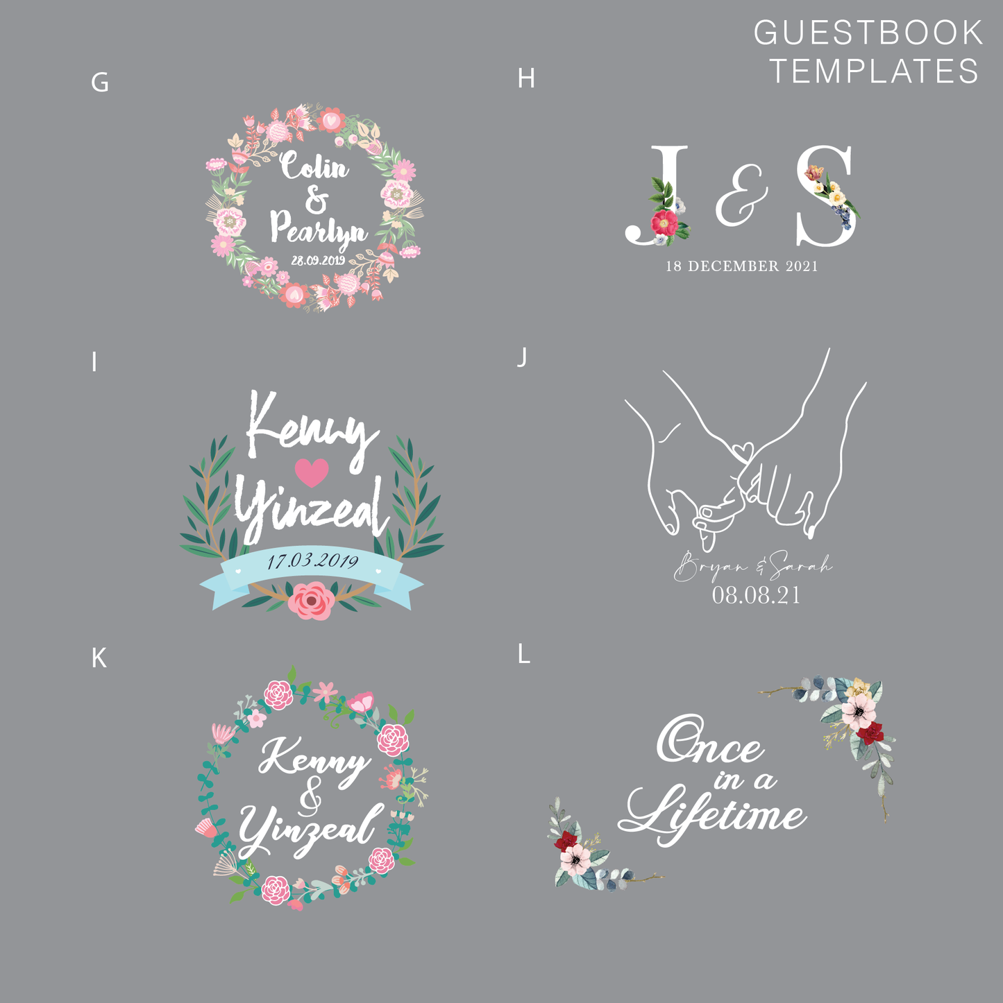 Wedding Guestbook - Classic Acrylic Guestbook Booktype