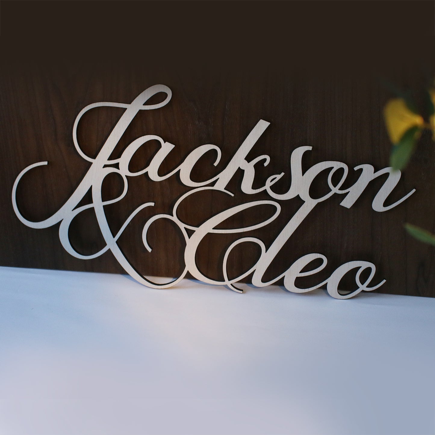 Backdrop Signage - 2 Lines - Clik Clok