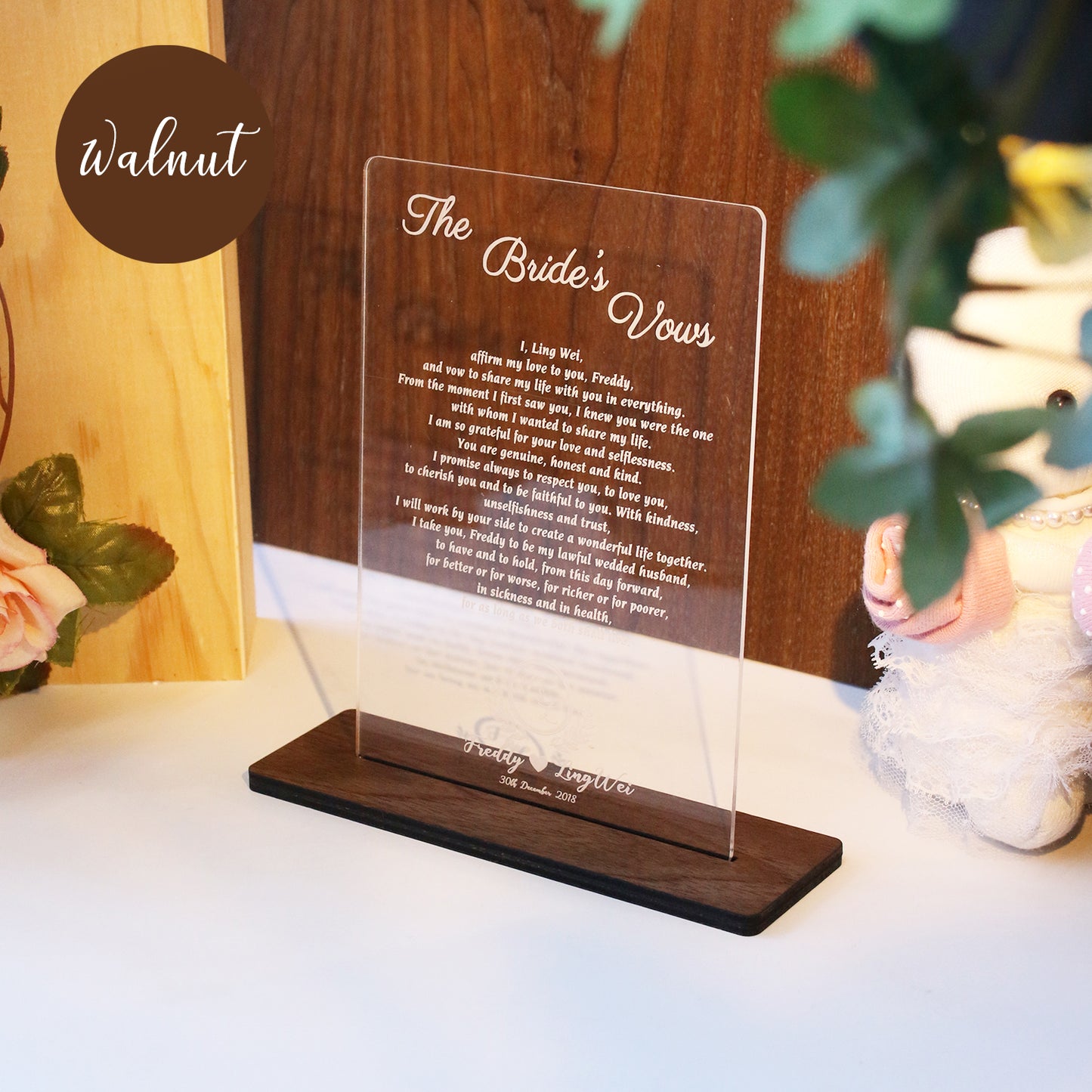 Vow Boards Acrylic - Clik Clok