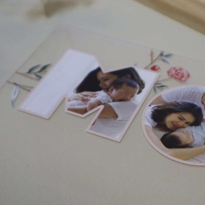 Acrylic Card/ Plaque - Message to Mum