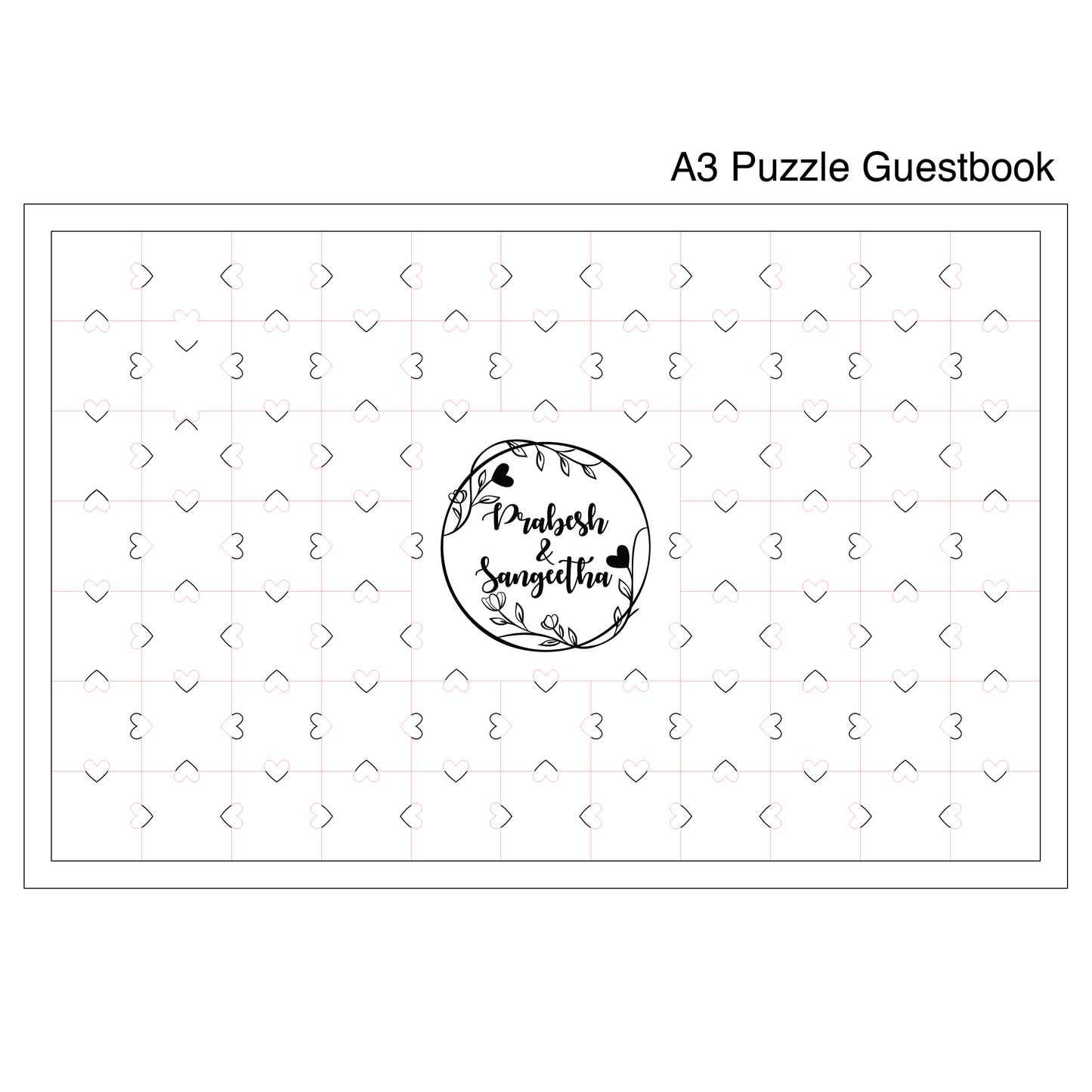 Wedding Puzzle Guestbook - Clik Clok