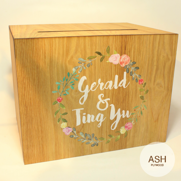 Classic Landscape Wedding Angbao Money Box - Clik Clok