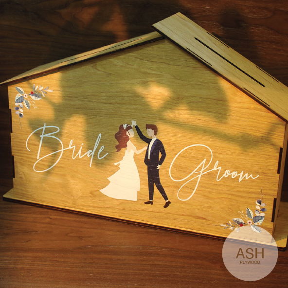 House of Love - Wedding Angbao Money Box - Clik Clok