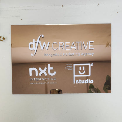 Custom Business Sign Rectangle Acrylic