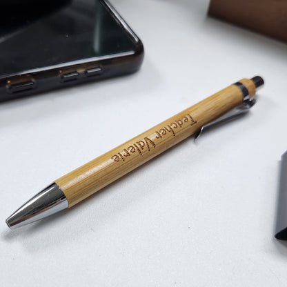 Bamboo Pens - Engraved Name
