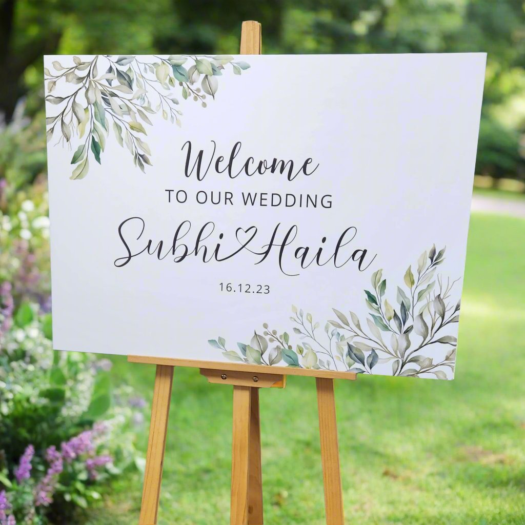Wedding Welcome Sign - Foamboard