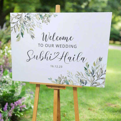 Wedding Welcome Sign - Foamboard