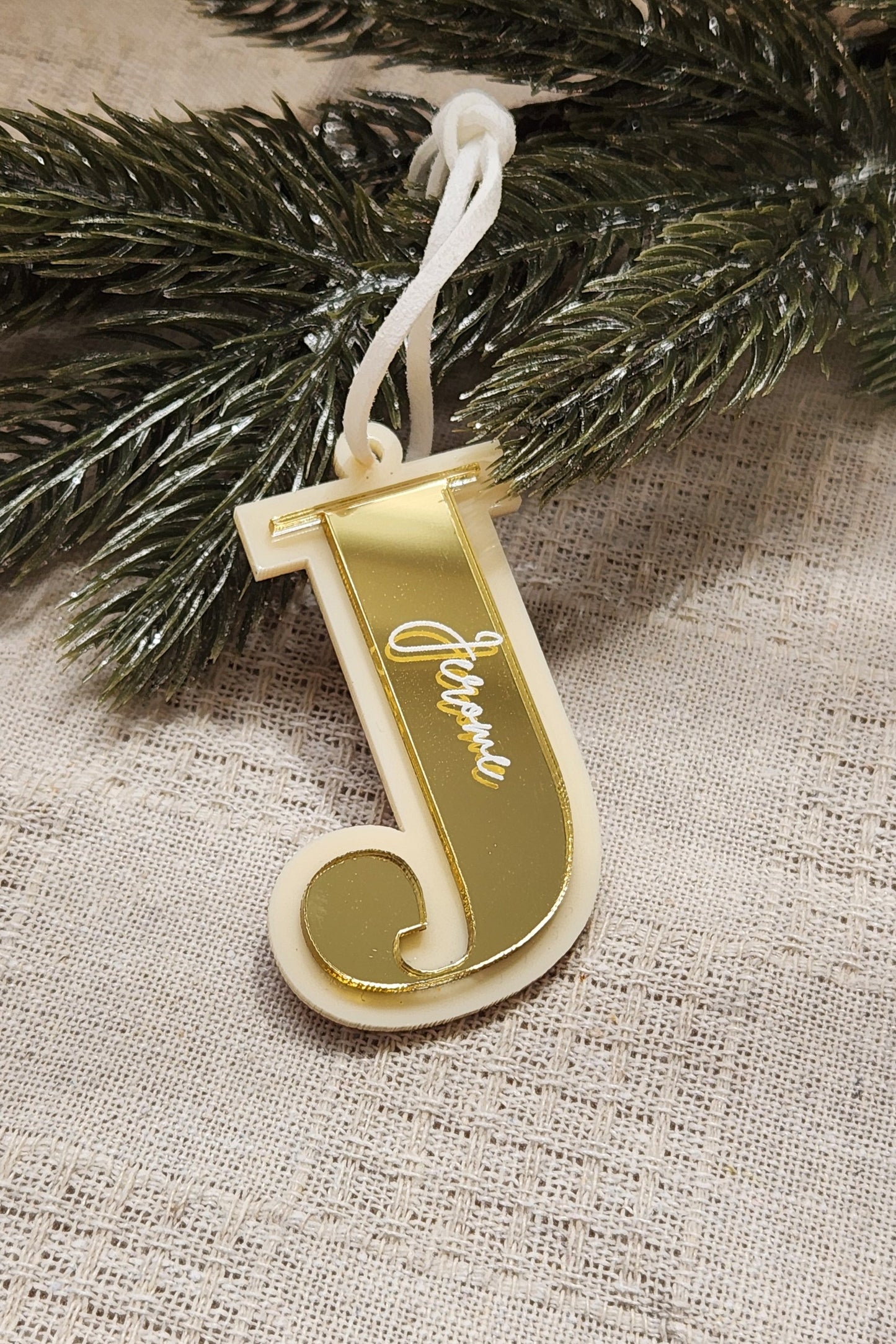 Christmas Bauble  - Initial Letter Ornament
