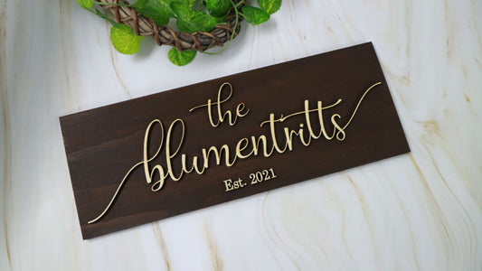 Home Decor Sign - One & Only
