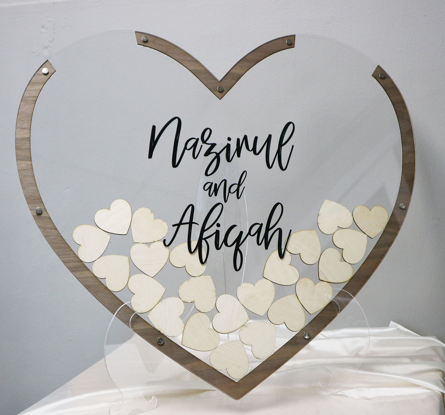 Wedding Heartdrop Guestbook - Heart to Heart