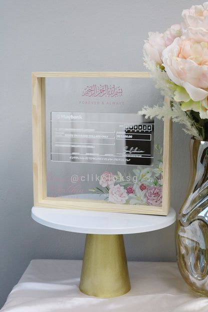 Mock Cheque Hantaran Mahar - Heather