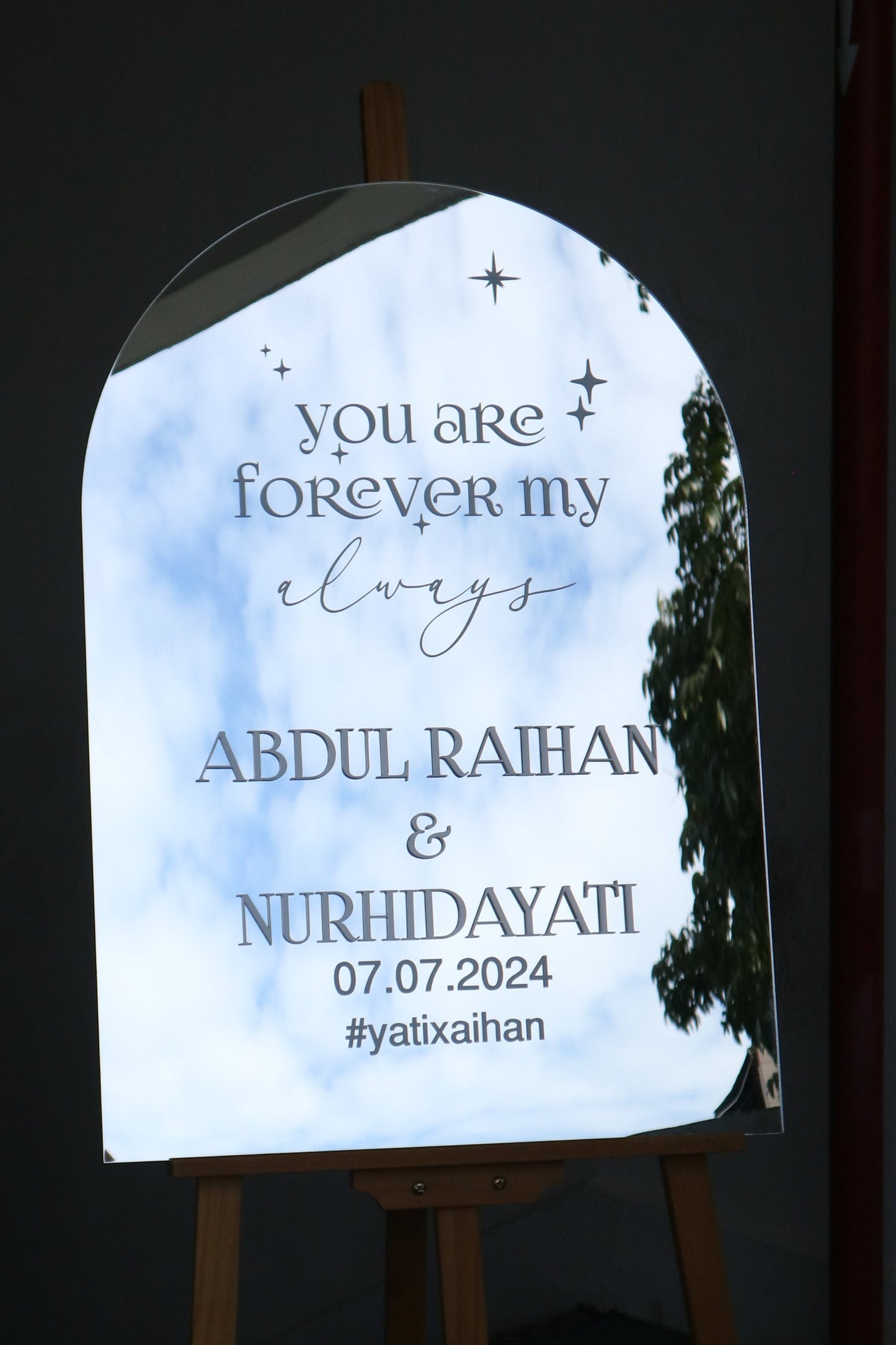 Wedding Welcome Sign - Our Forever
