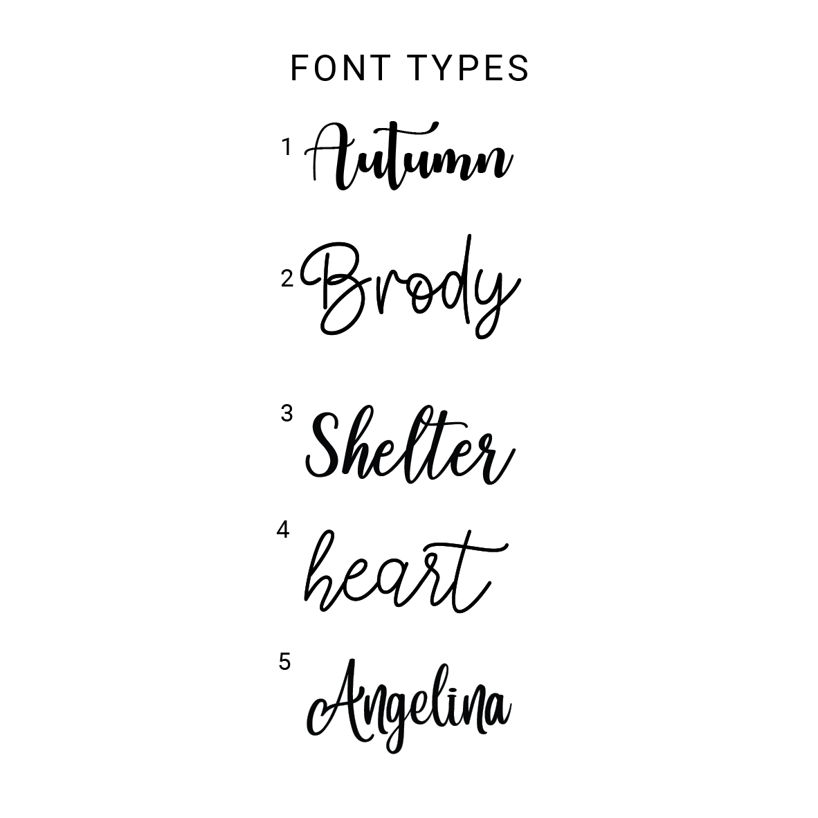 Wedding Name Sign Cutout - 3 Separate Pieces
