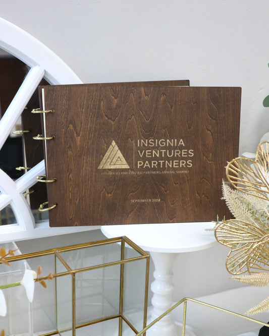 Corporate Events - Rustic Guestbook Booktype