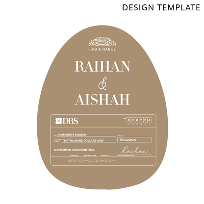 Aura Hantaran Plaque