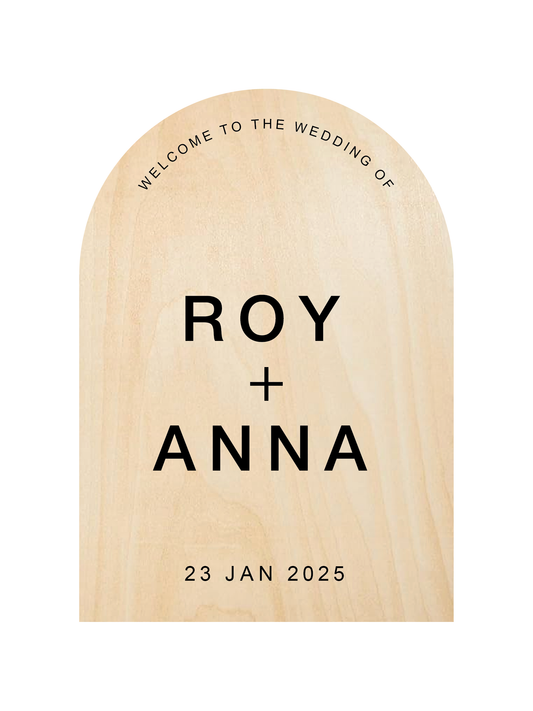 Personalised Welcome Sign - Charm