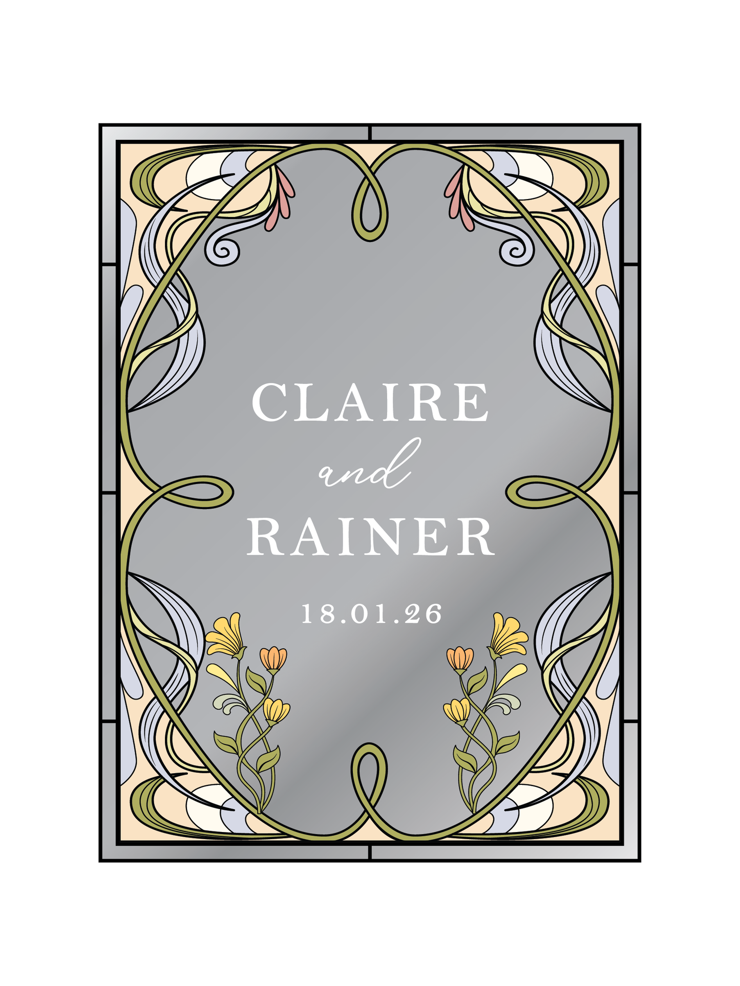 Personalised Welcome Sign - Ethereal