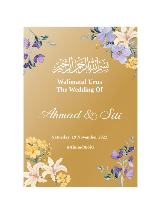 Wedding Wedding Sign - Lavender Bliss