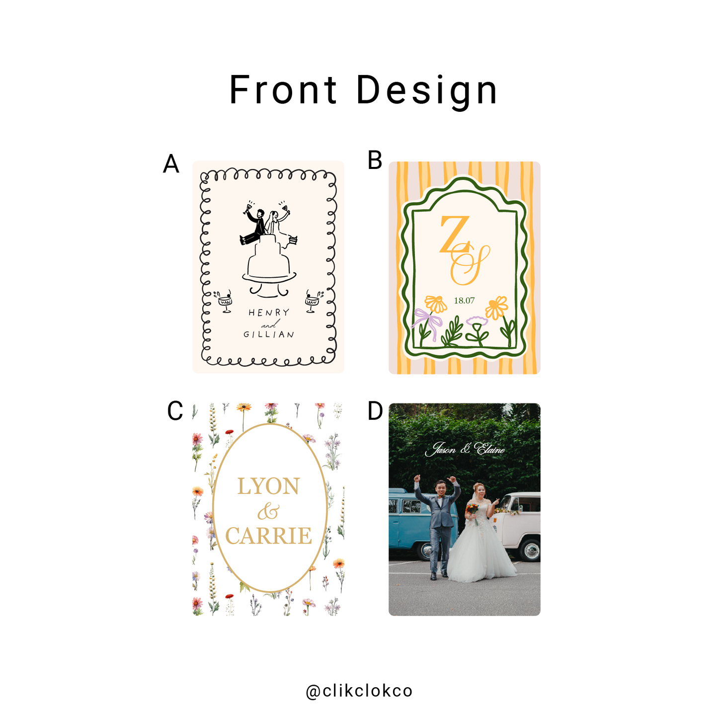 Wedding Guest Book - Personalized Playing Cards Poker Cards