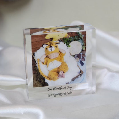 Personalized Acrylic Photo Block - 120 x 120mm