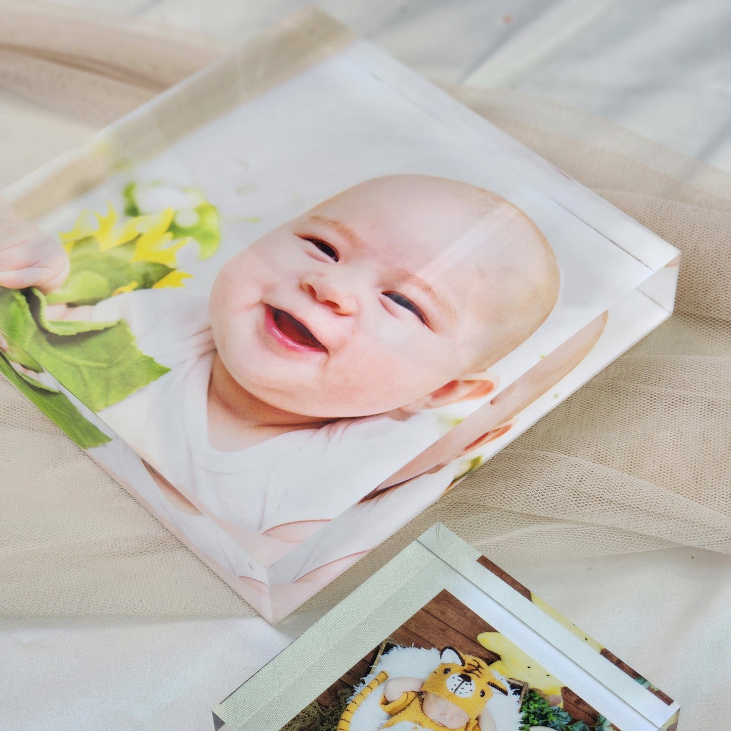 Personalized Acrylic Photo Block - 120 x 120mm