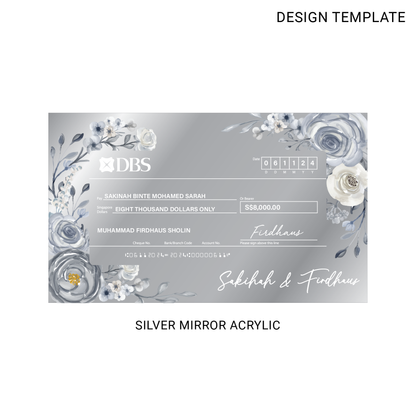 Mock Cheque Hantaran - Azalea