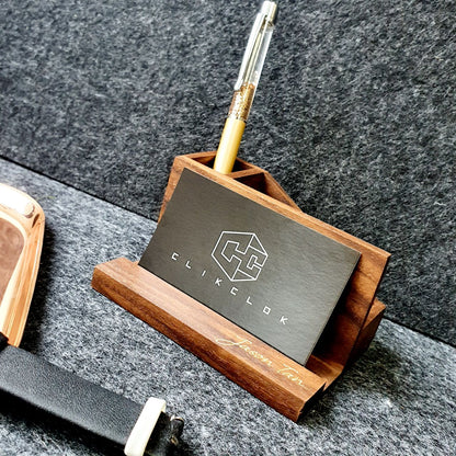 2in1 Business Card Holder - Clik Clok