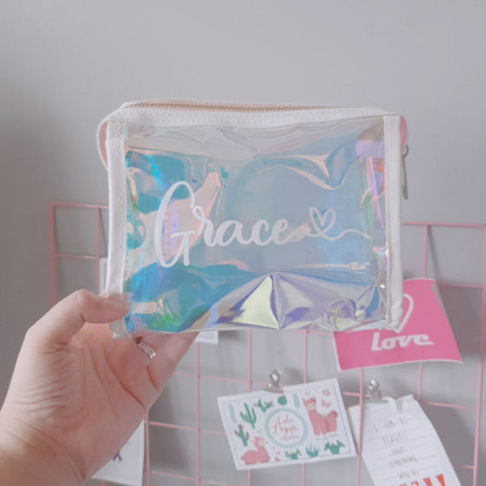 Travel/  Make up Pouch Iridescent