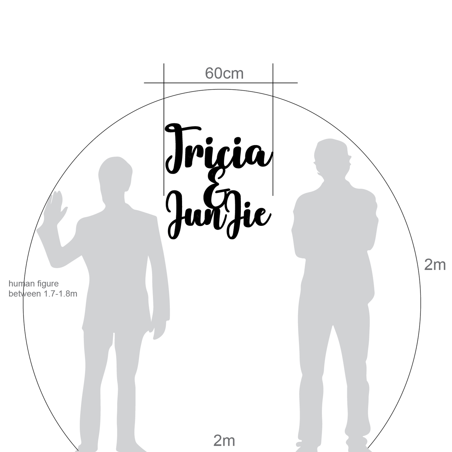 Backdrop Signage - 3 Lines