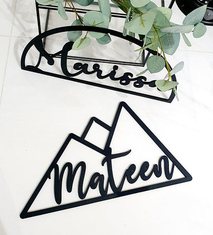 customized home signage door hanger