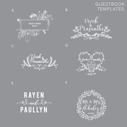 Wedding Guestbook - Classic Acrylic Guestbook Booktype