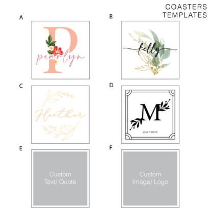 Personalized Ceramic Coaster