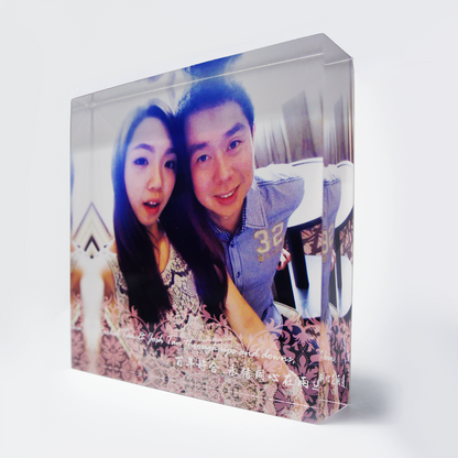 Acrylic Photo Block 3 x 3in - Clik Clok