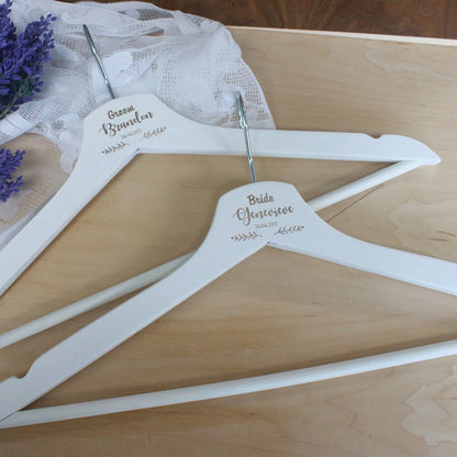 Custom Bridal Hangers - Clik Clok