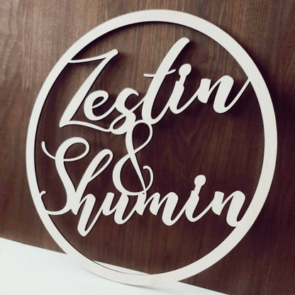 Round Backdrop Signage - Clik Clok