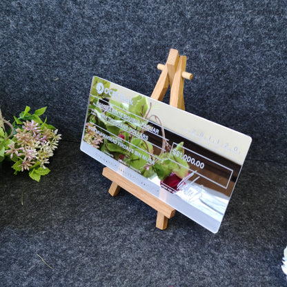 mock up cheque hantaran