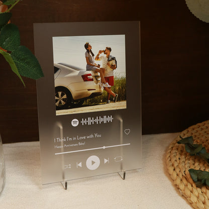 Spotify Playlist Acrylic Card