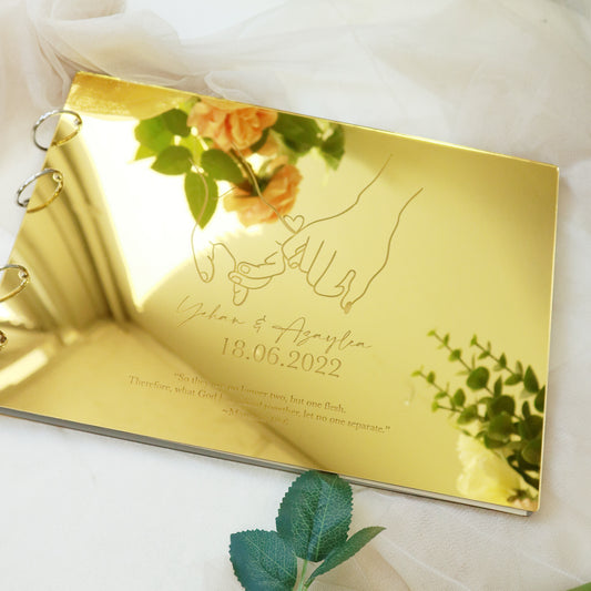 Wedding Guestbook - Mirror Acrylic Guestbook Booktype
