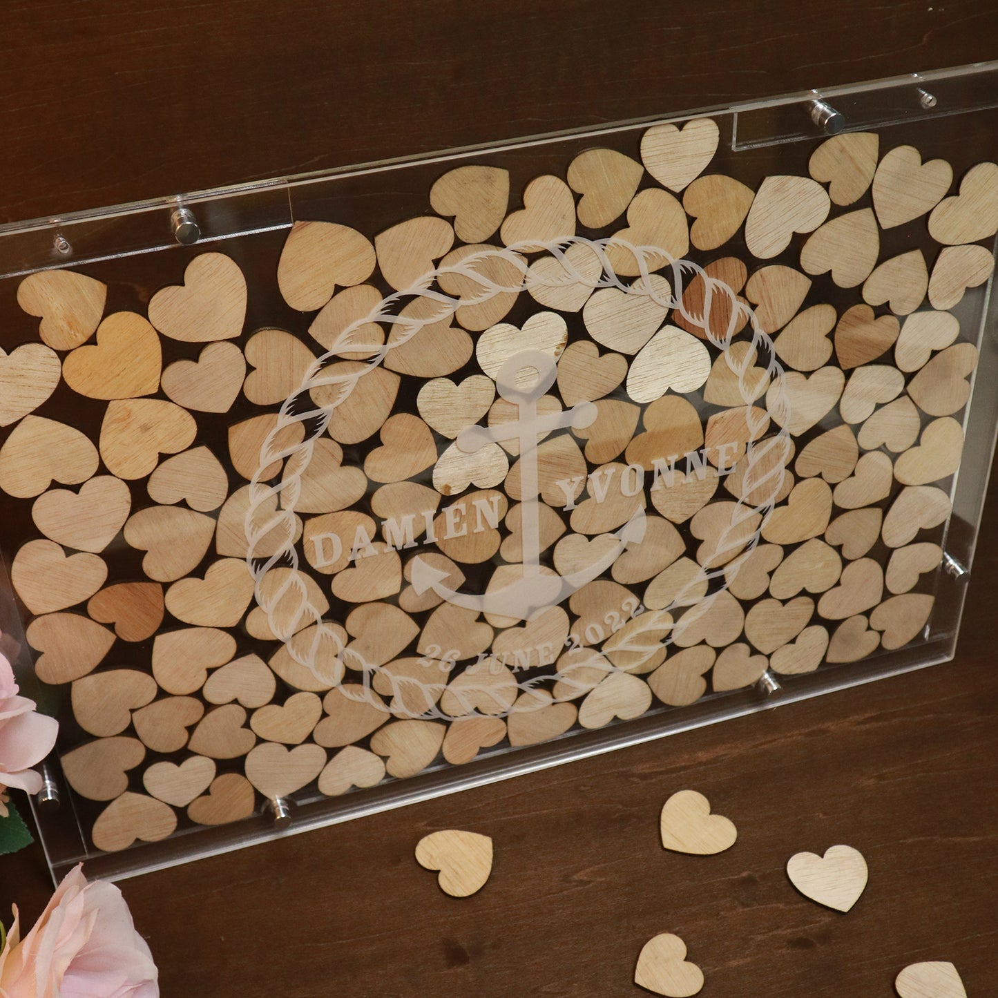 Wedding Guestbook  - A2 Heartdrop Guestbook