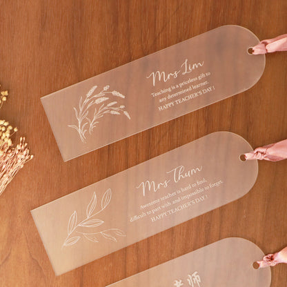 Bookmarks - Engraved Custom Message